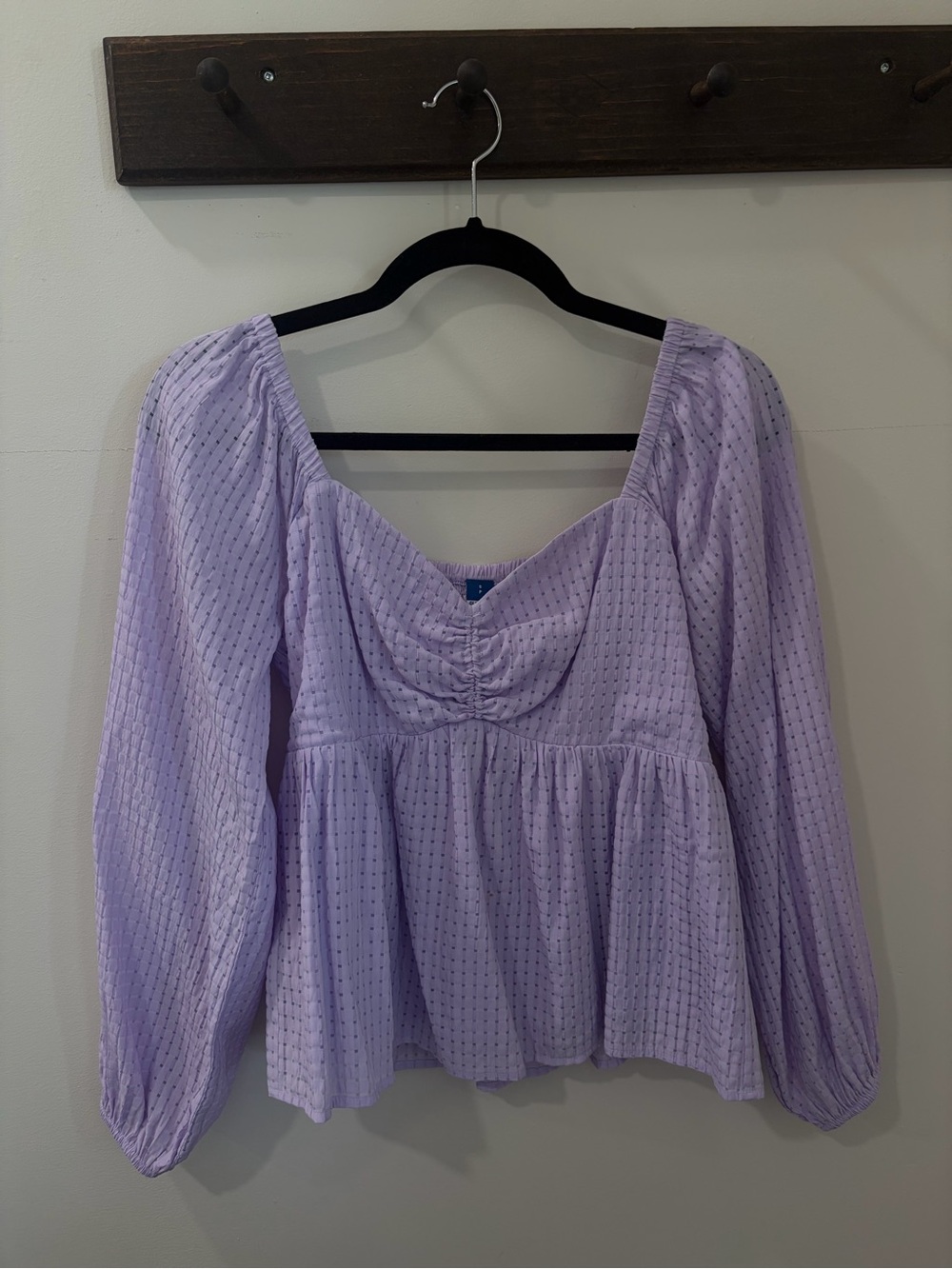 Lilac Long-Sleeve Blouse - Women's Top (OLD NAVY)